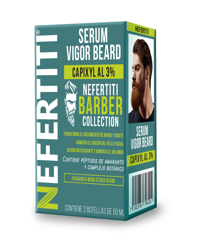 SERUM VIGOR BEARD BARBER COLLECTION: CRECIMIENTO Y RELLENO CON CAPIXYL 3%